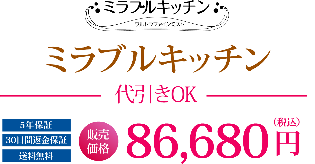 ミラブルキッチン78,800円